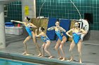 Artistic Swim vs TWC  Wheaton College Artistic Swimming vs Texas Women’s College. - Photo By: KEITH NORDSTROM : Wheaton, Artistic Swimming
